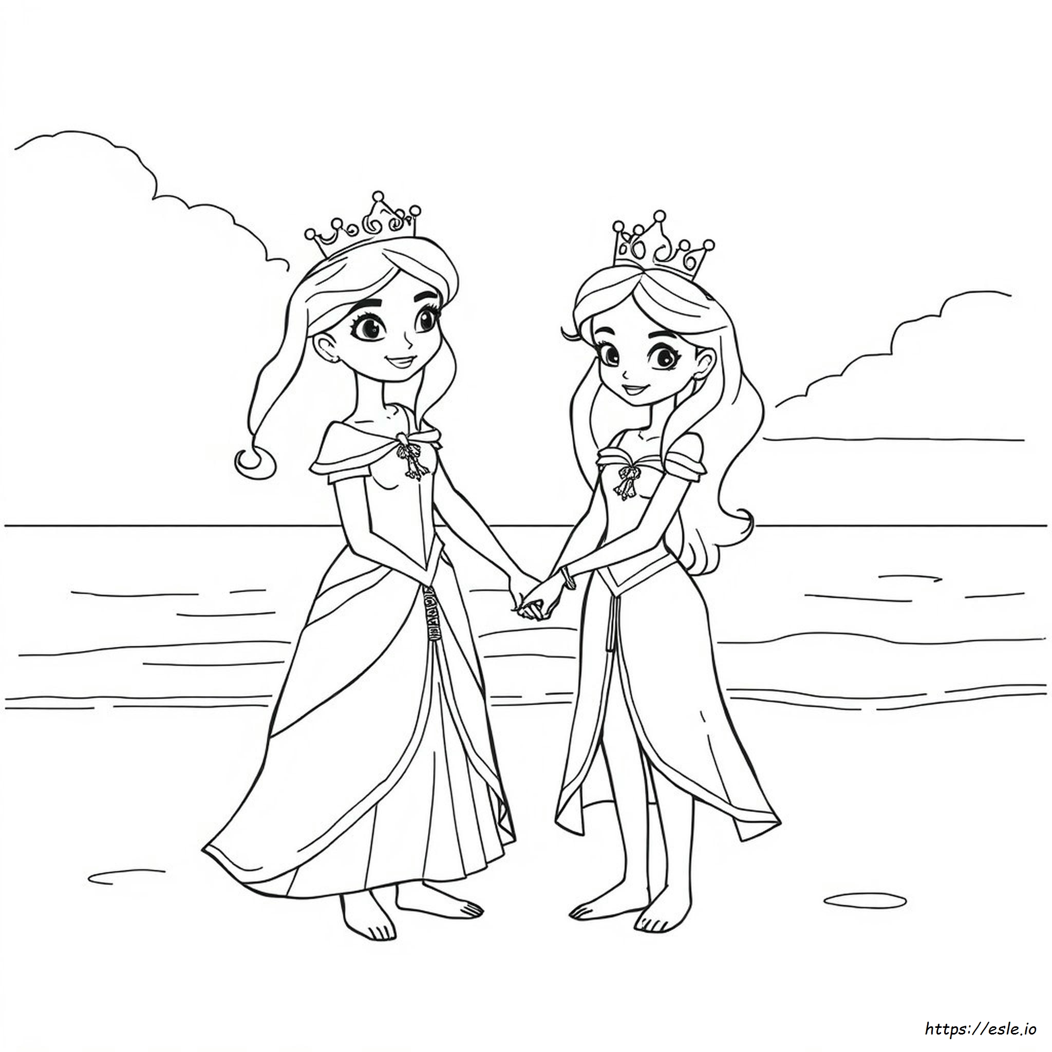 Descendants 2 Coloring Pages Mal And Evie