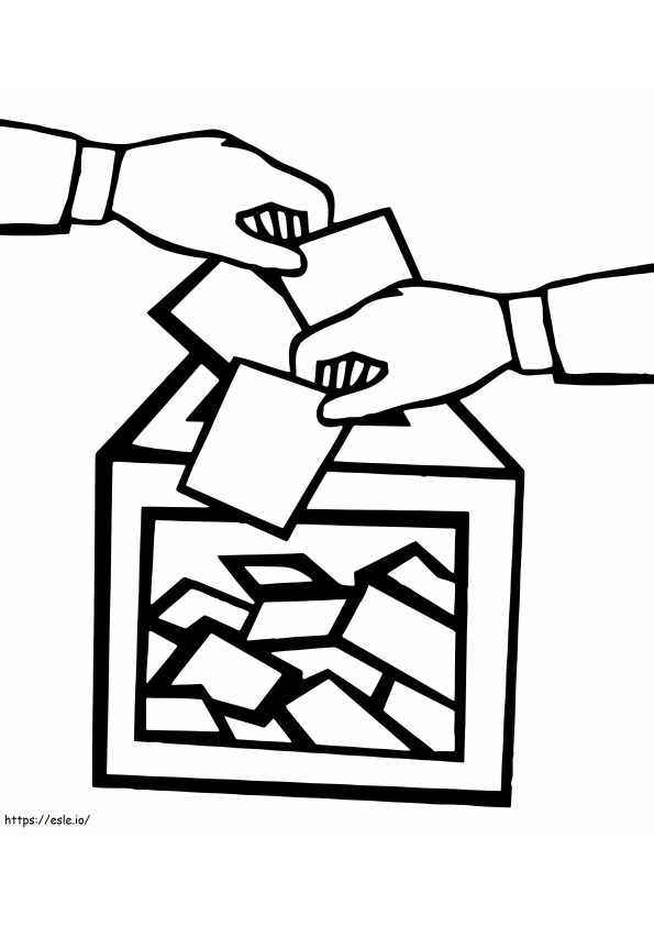 Election Day 10 coloring page
