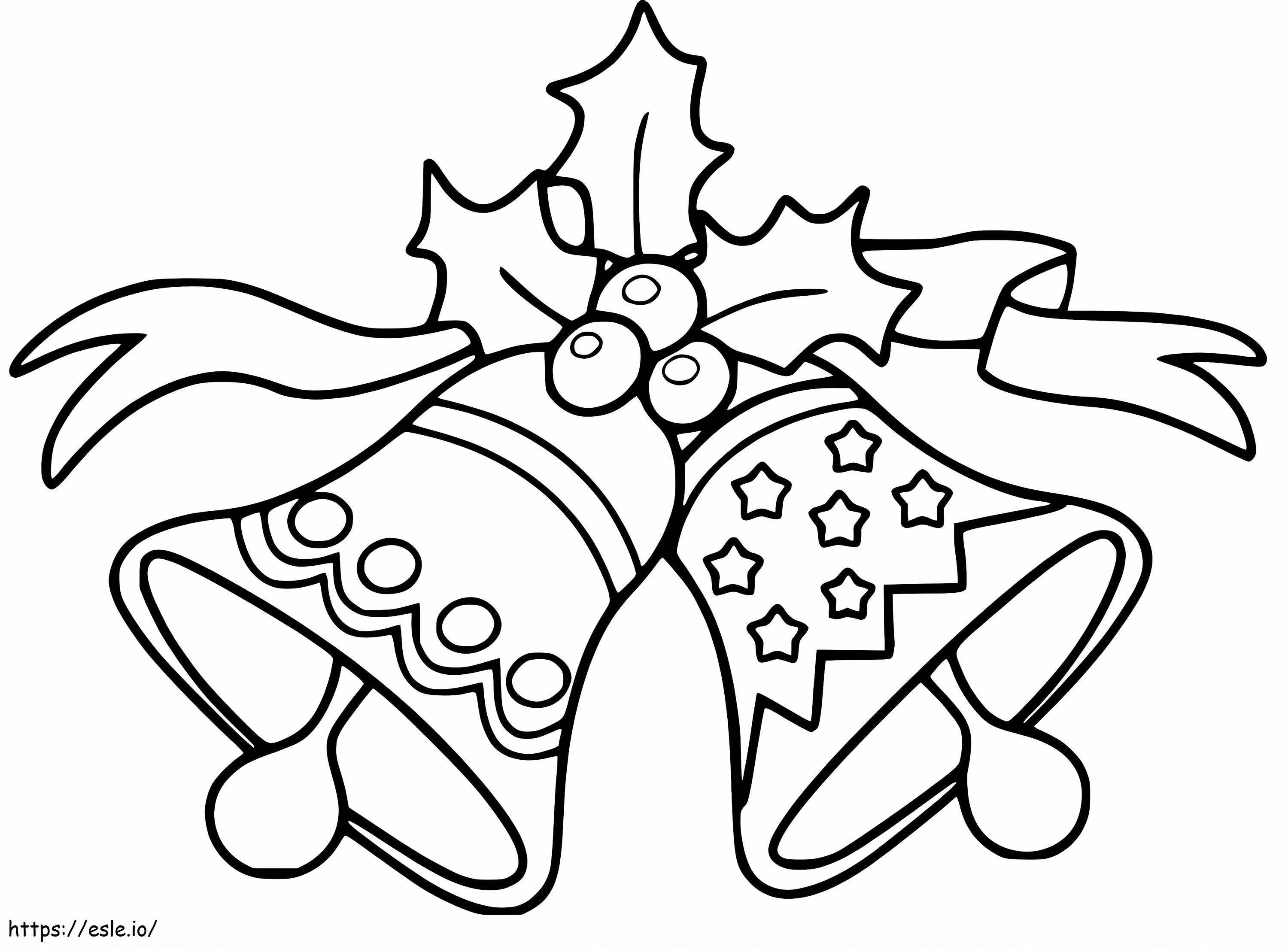 Christmas Bells 24 coloring page