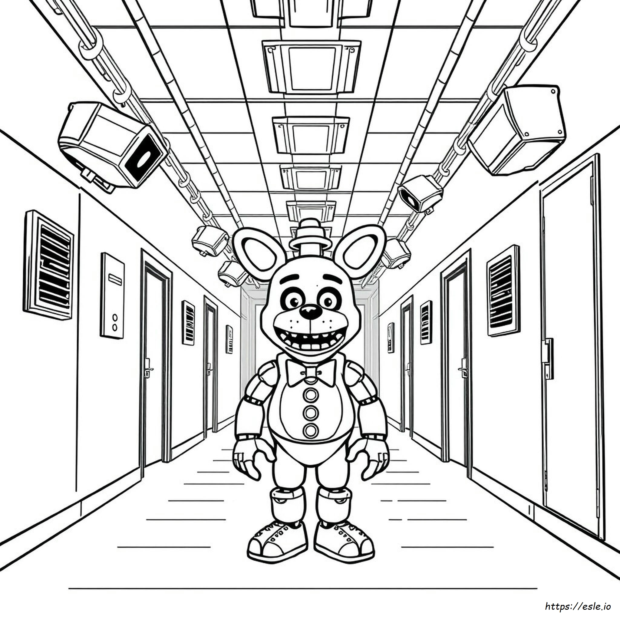 Fnaf Coloring Pages Planse De Colorat Cu Fnaf 4