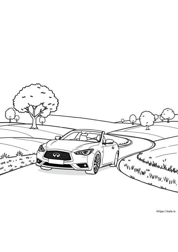 Infiniti Car Coloring Pages