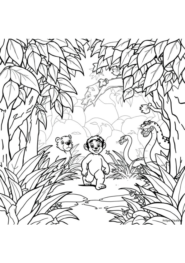 Jungle Book Coloring