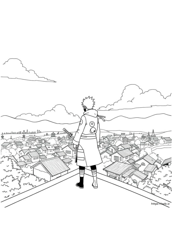 Minato Namikaze Coloring Pages