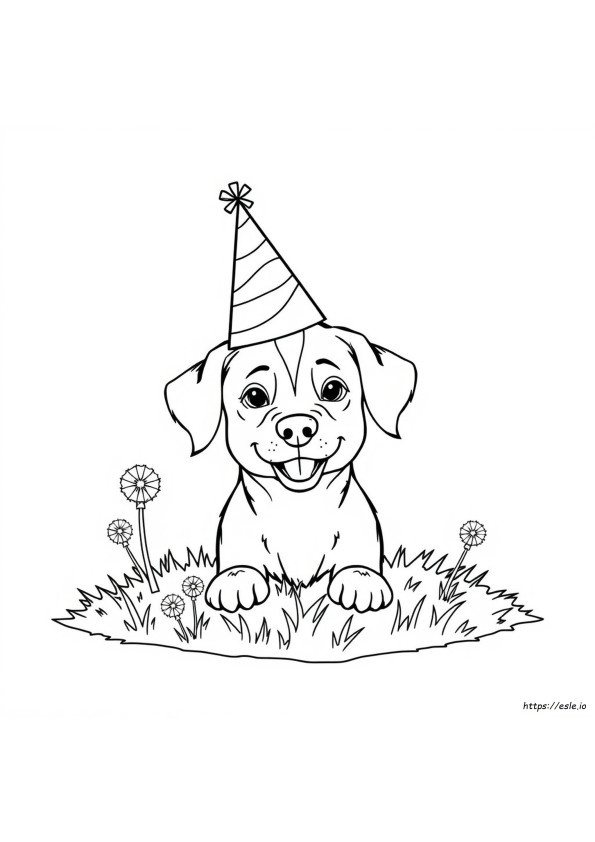 Köpek Kafası Boyama Sayfası
