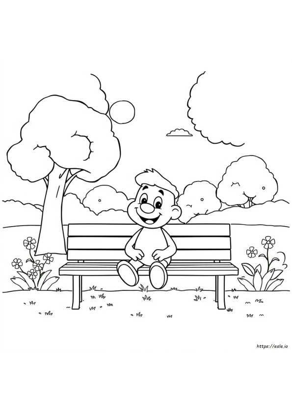 Printable Jeffy Coloring Page