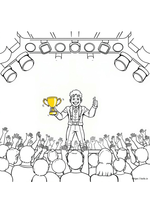 Superstar Coloring Pages