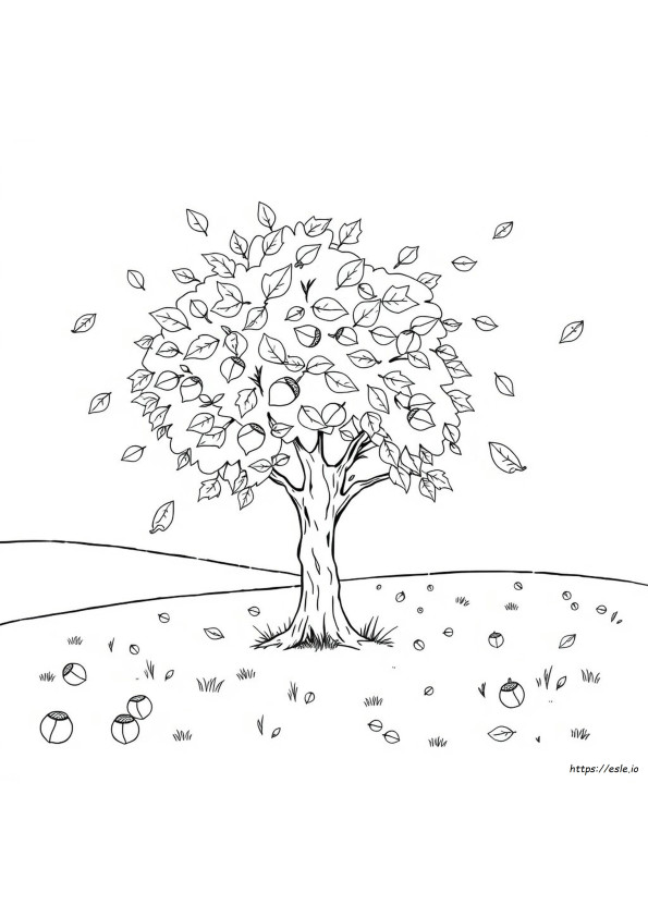 Free Printable Coloring Pages Of Fall Leaves