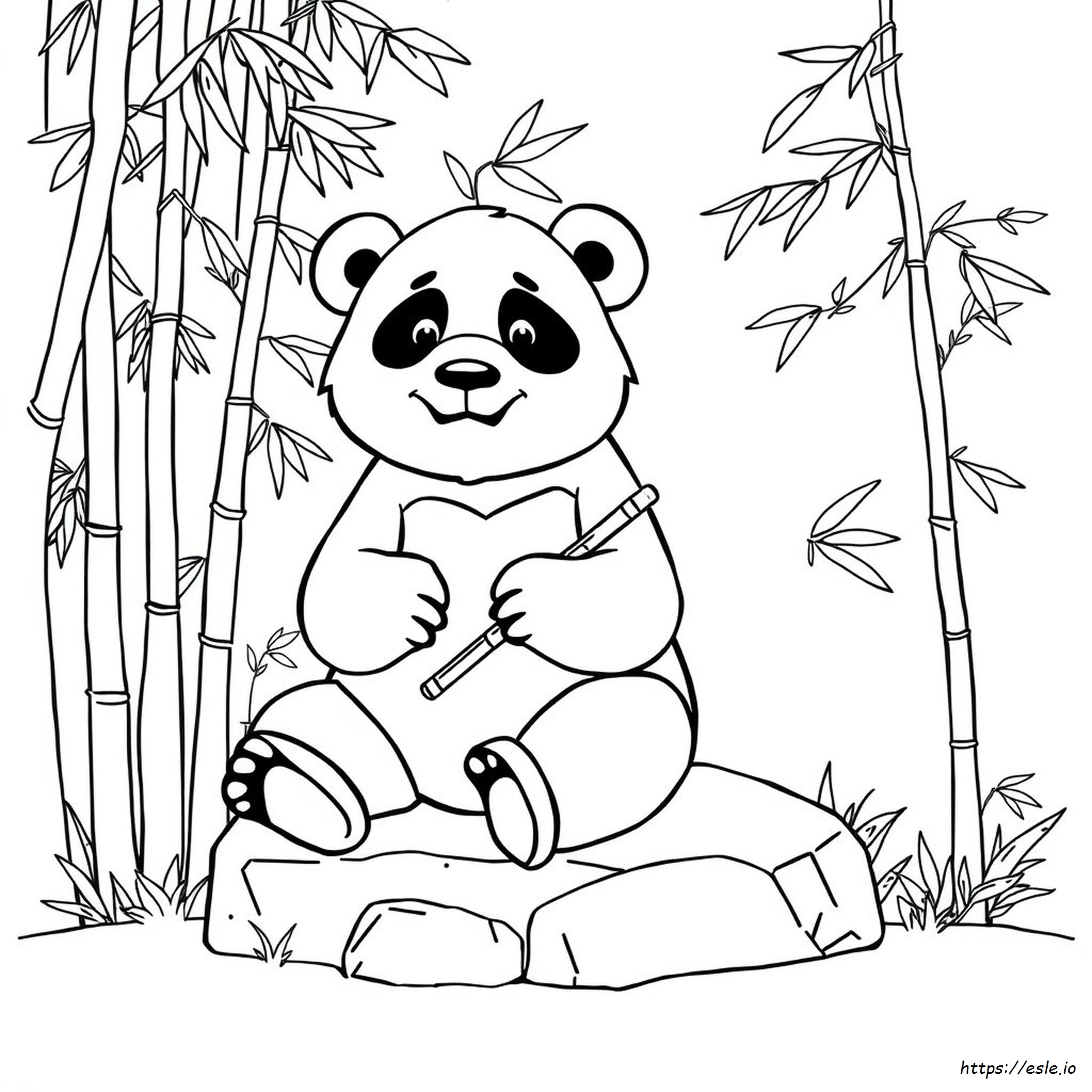 Giant Panda Colouring Pages