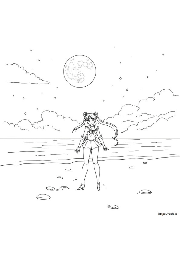 Coloriage Sailor Moon