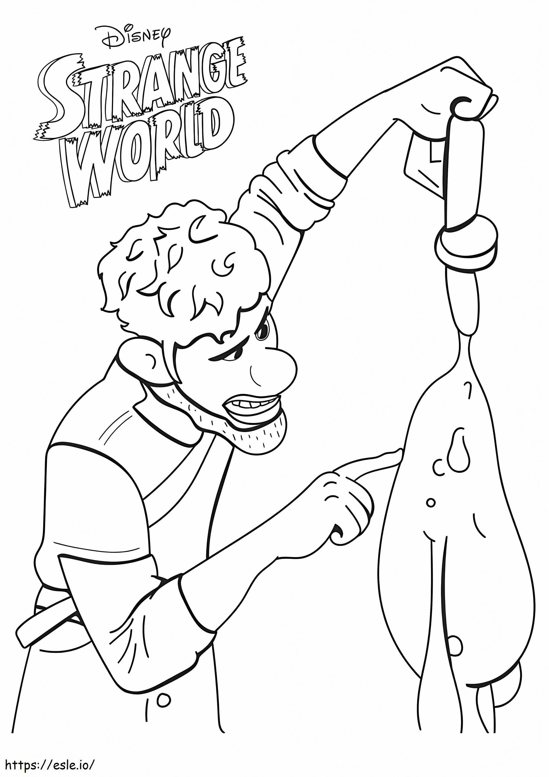 Clade From Strange World coloring page