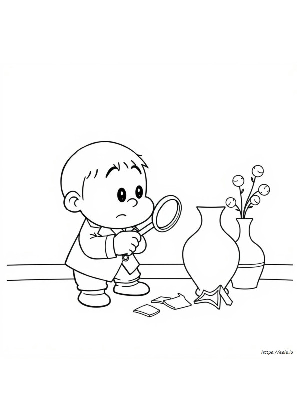 Shinichi Kudo Coloring Pages