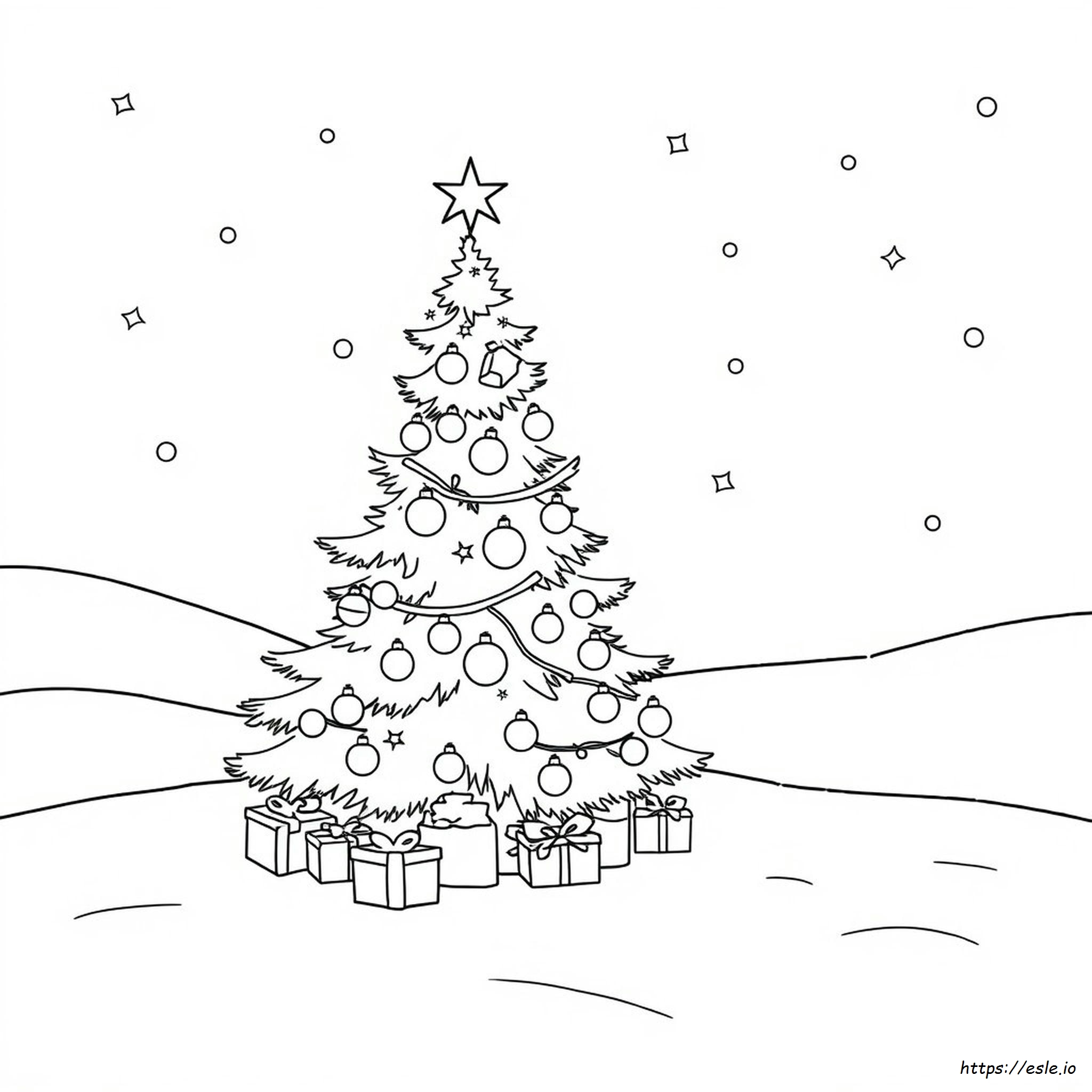 Páginas Para Colorear De Vacaciones De Navidad