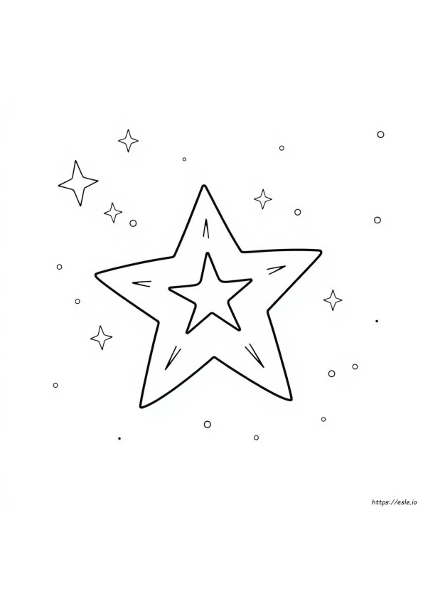 Coloring Book Star