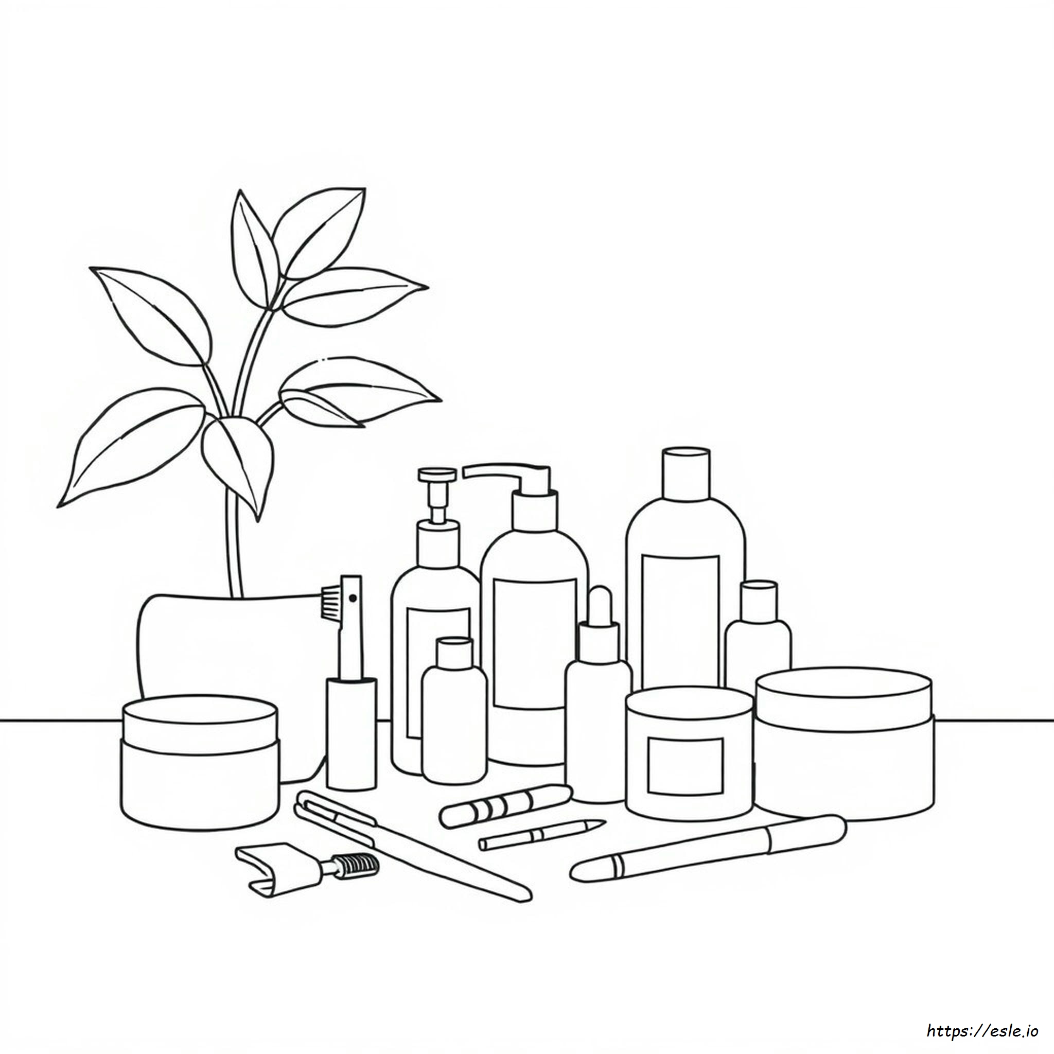Aesthetic Skincare Coloring Pages