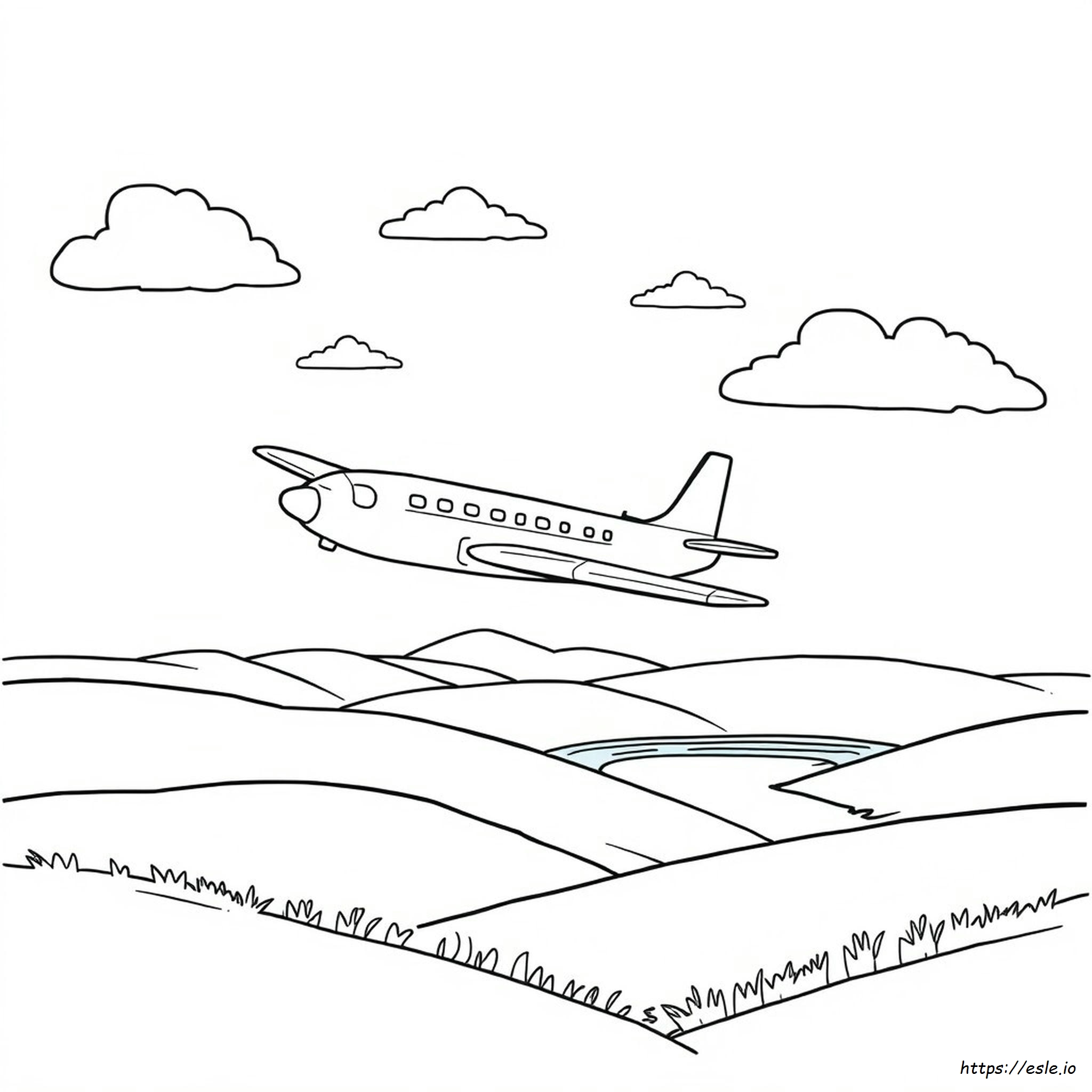 Imágenes De Aviones Para Colorear
