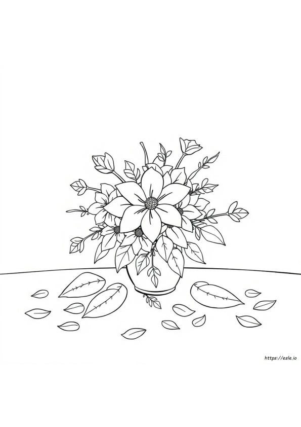 大人の花塗り絵 無料