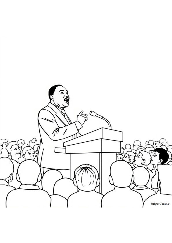 Gambar Mewarnai Mlk Yang Bisa Dicetak