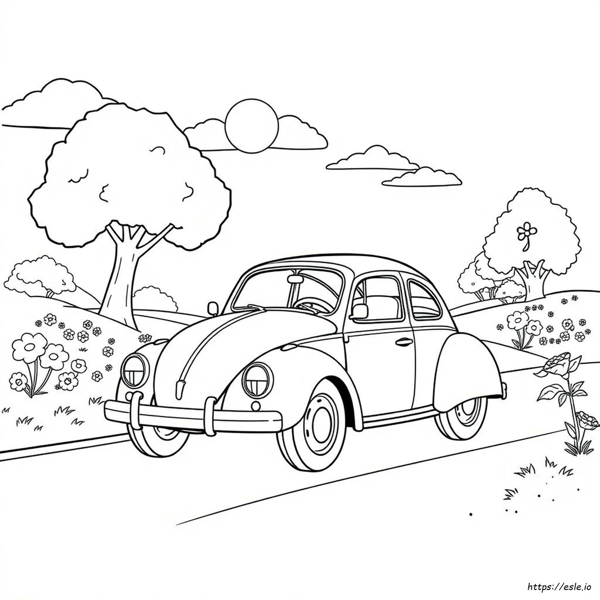 Herbie Un Vocho De Cupido Páginas Para Colorear