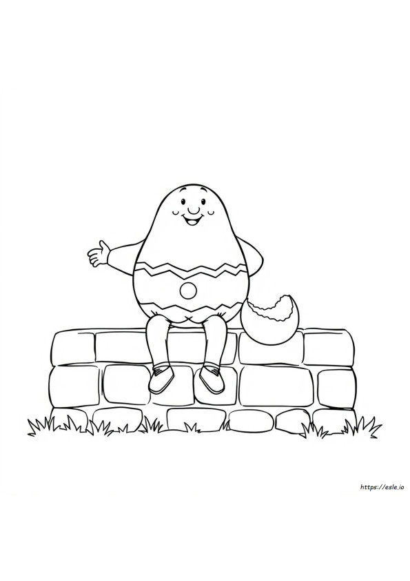 Humpty Dumpty Da Colorare
