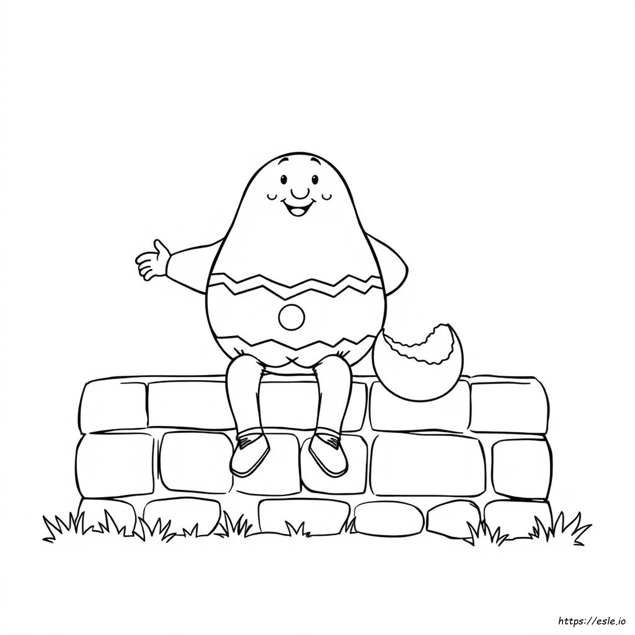Coloring Page Of Humpty Dumpty