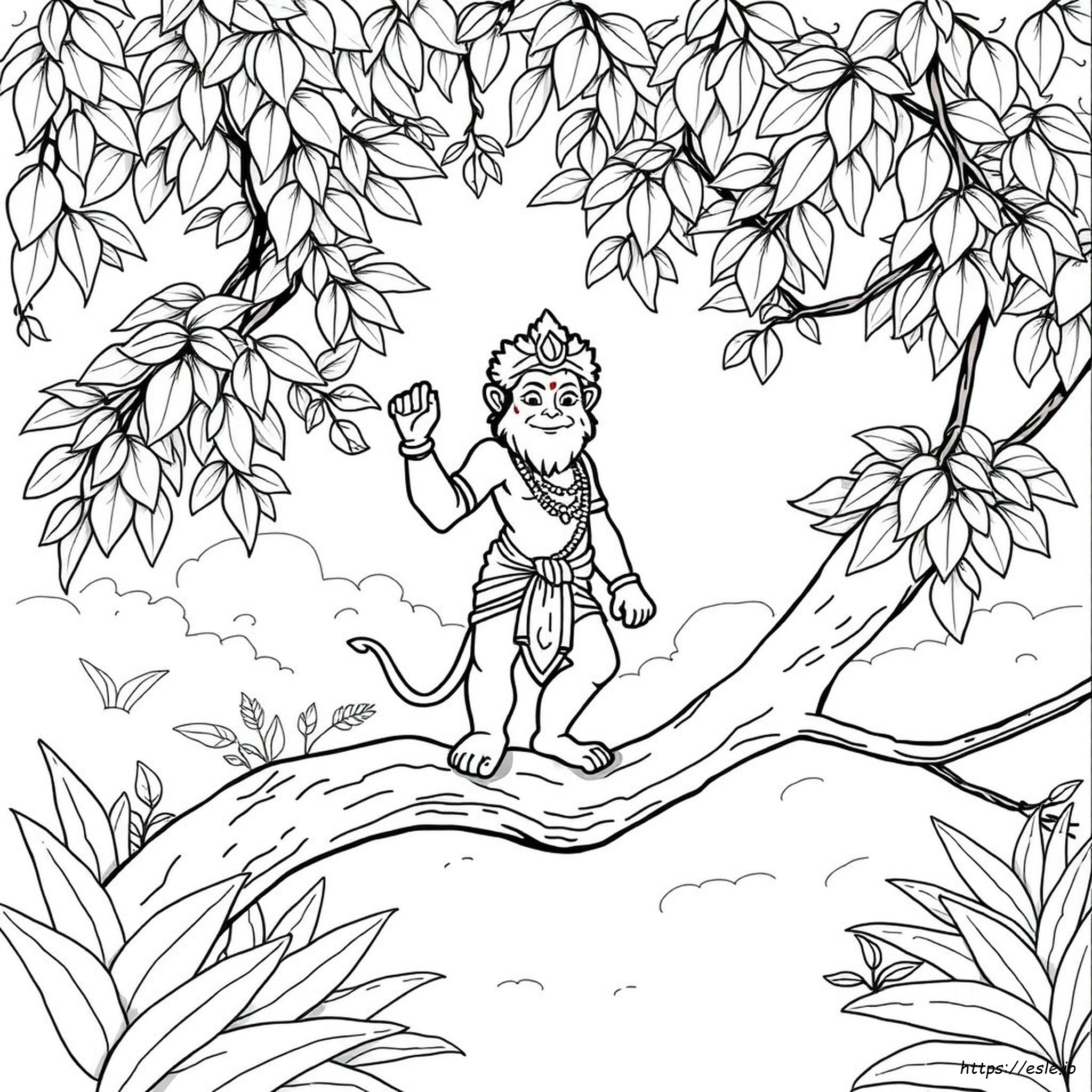 Hanuman Colouring Images