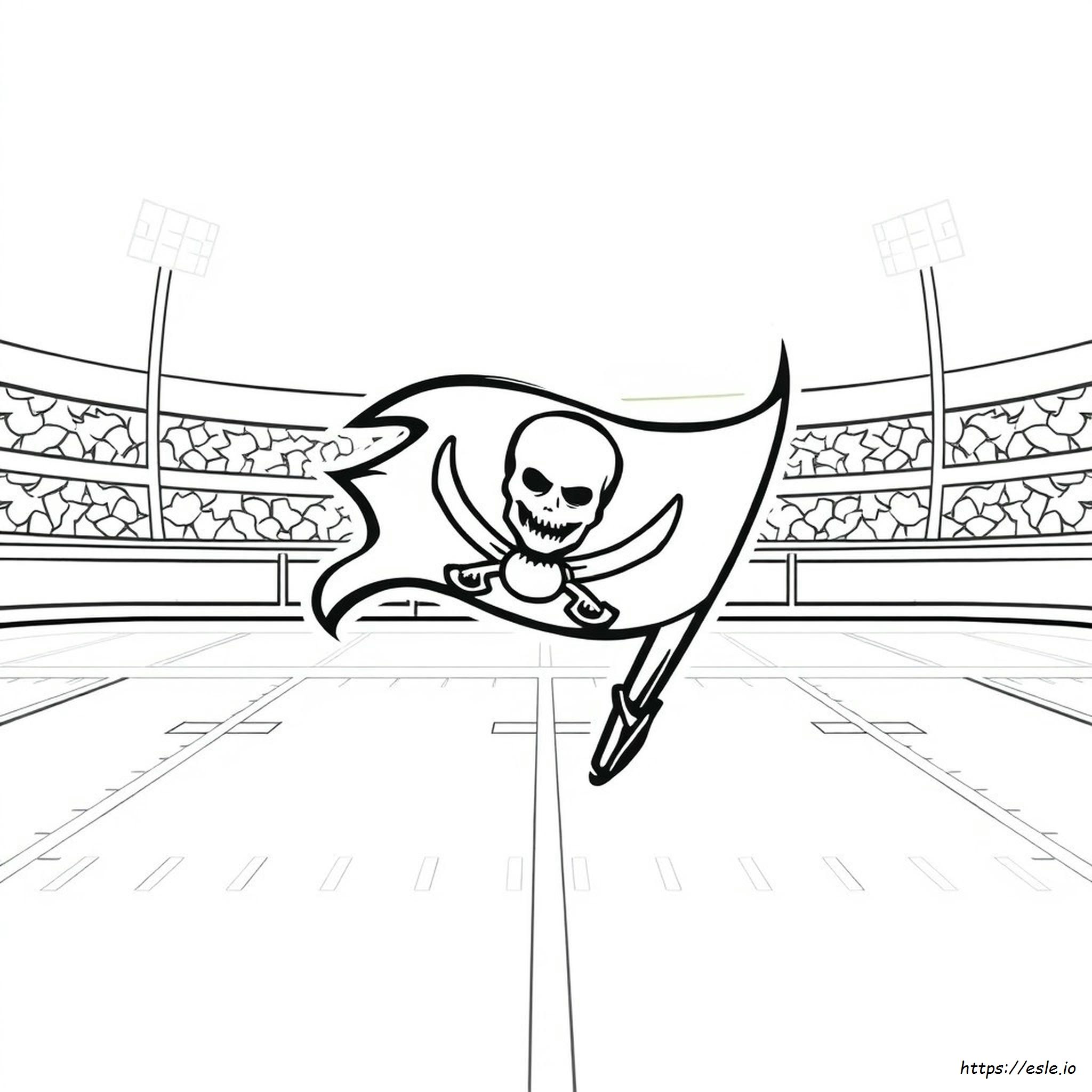 Tampa Bay Buccaneers Logo Coloring Page