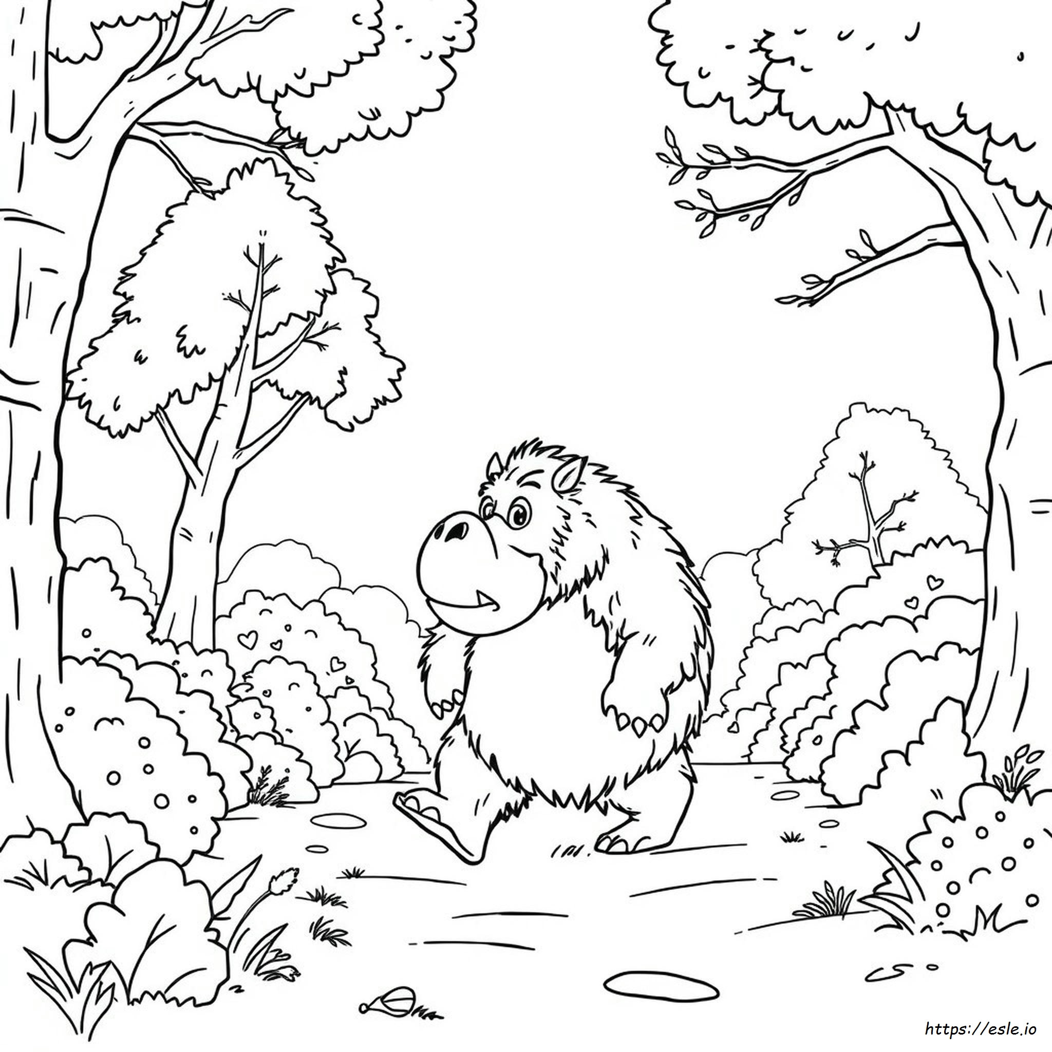 Large Gruffalo Colouring Pages