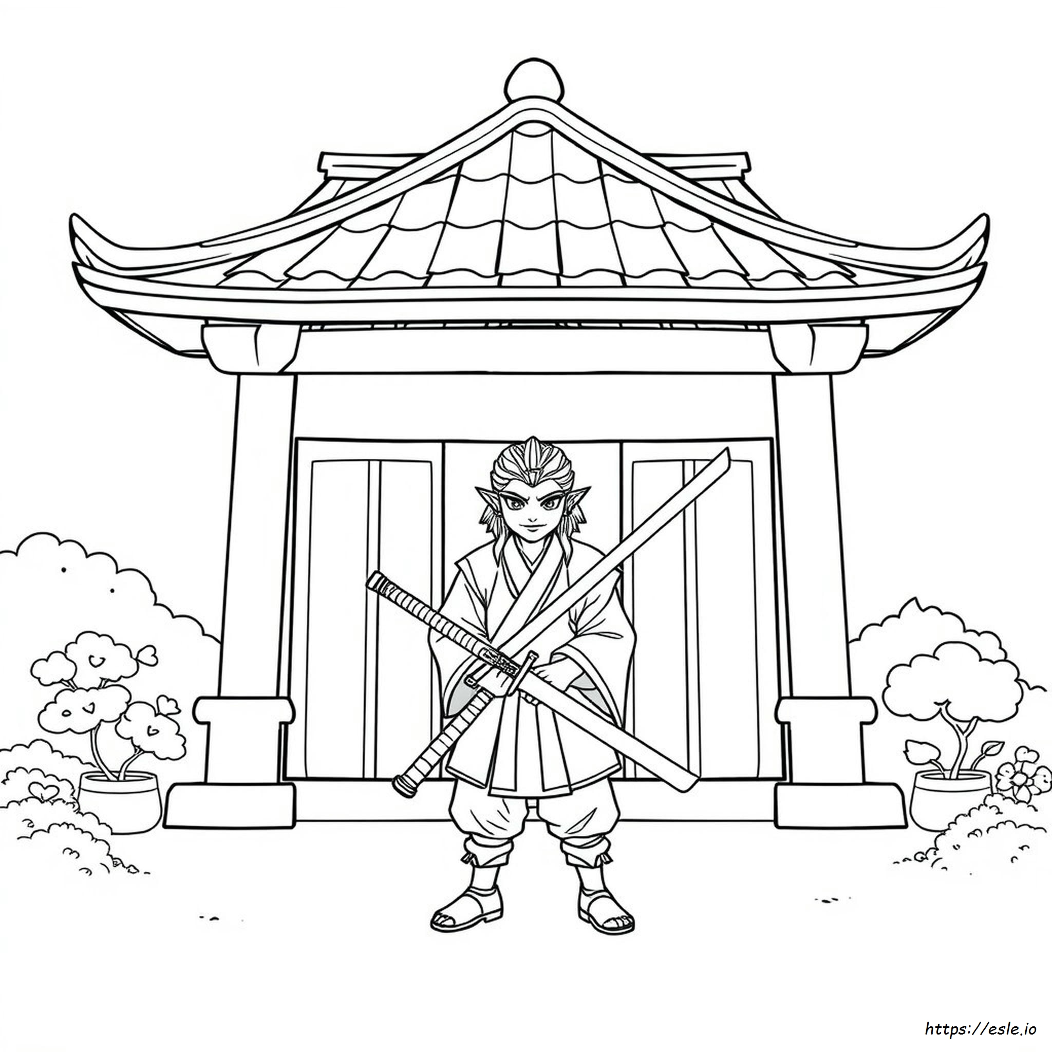 Rengoku Gambar Mewarnai