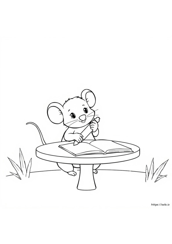 Coloriage Souris
