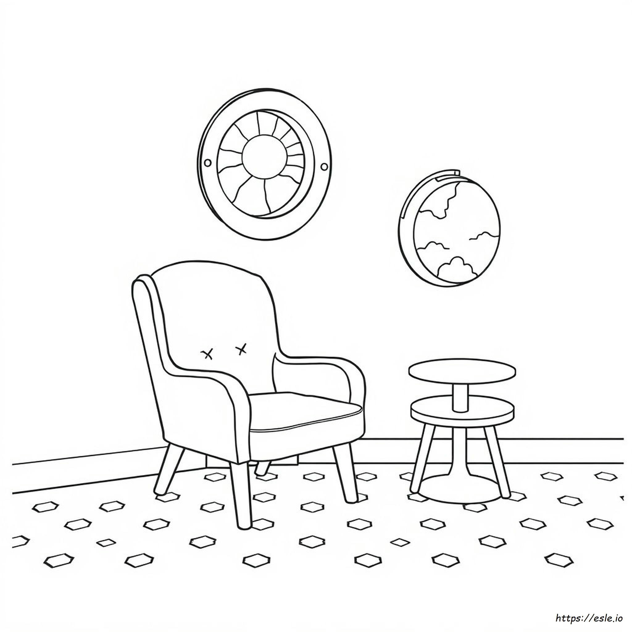 Coloriage De Chaise