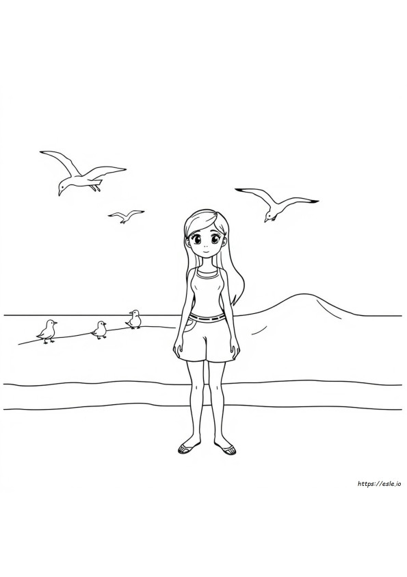Melanie Coloring Page