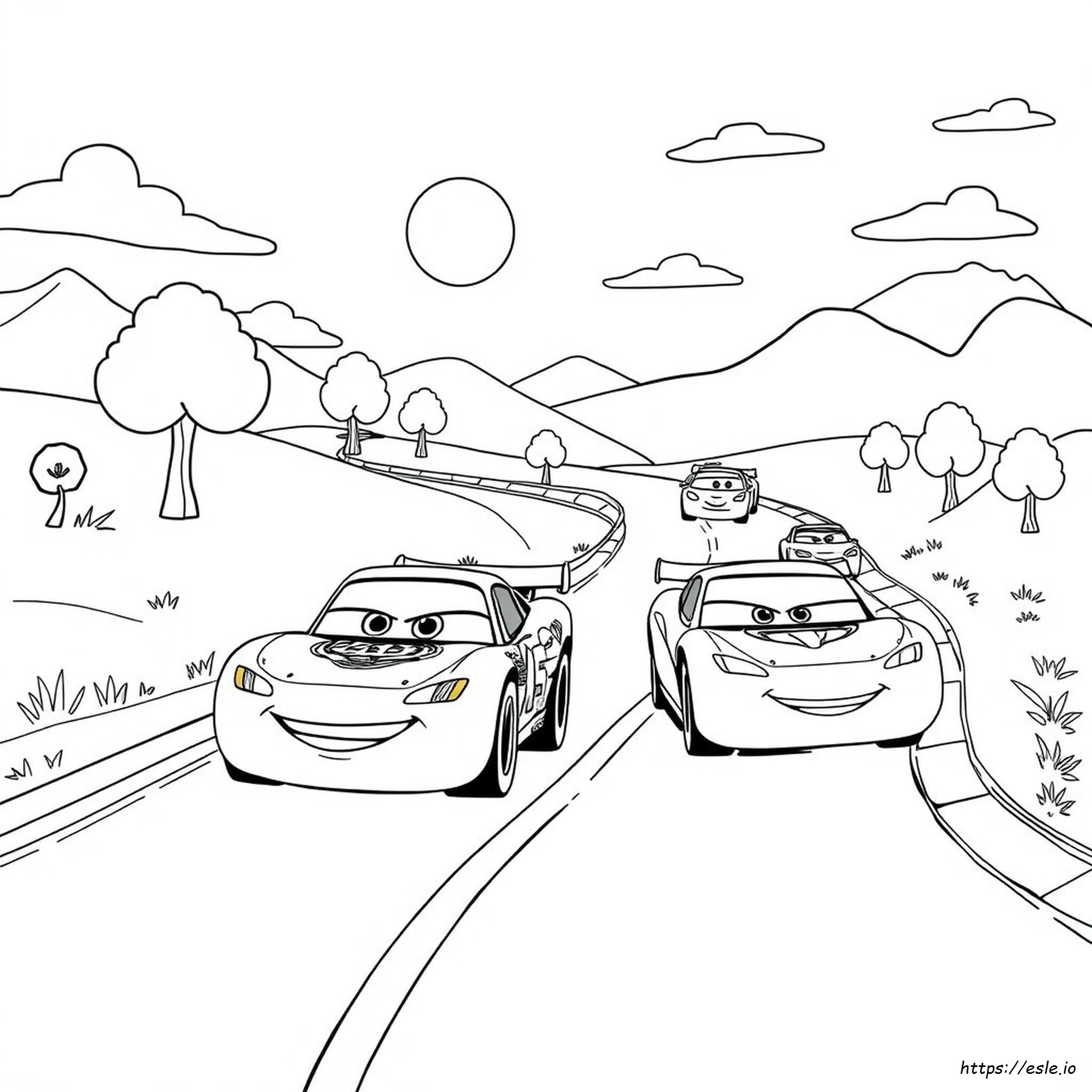 Disney Cars Coloring
