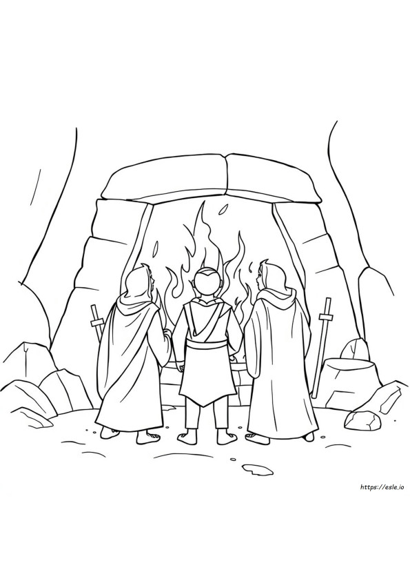 Daniel Shadrach Meshach And Abednego Coloring Pages