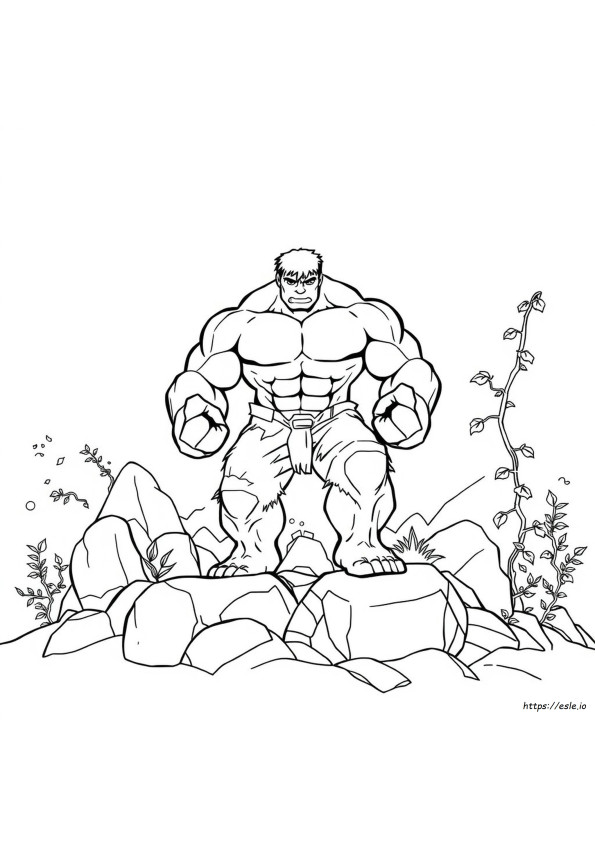 Hulk Colouring