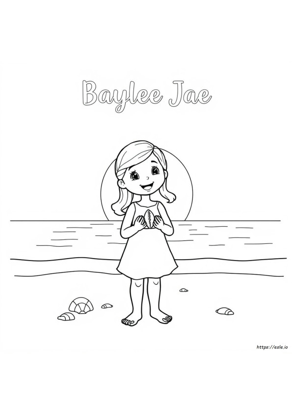 Coloriages Baylee Jae