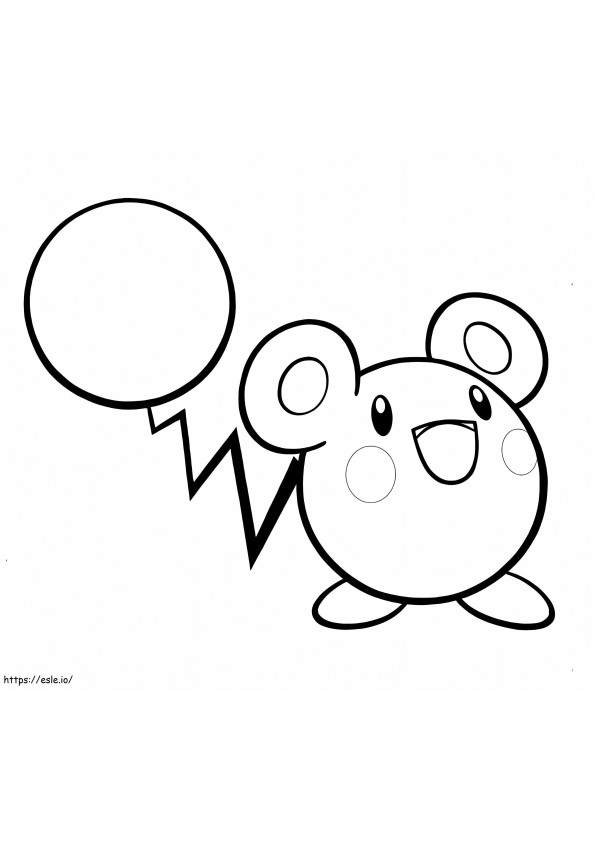 Azurill In Pokemon coloring page