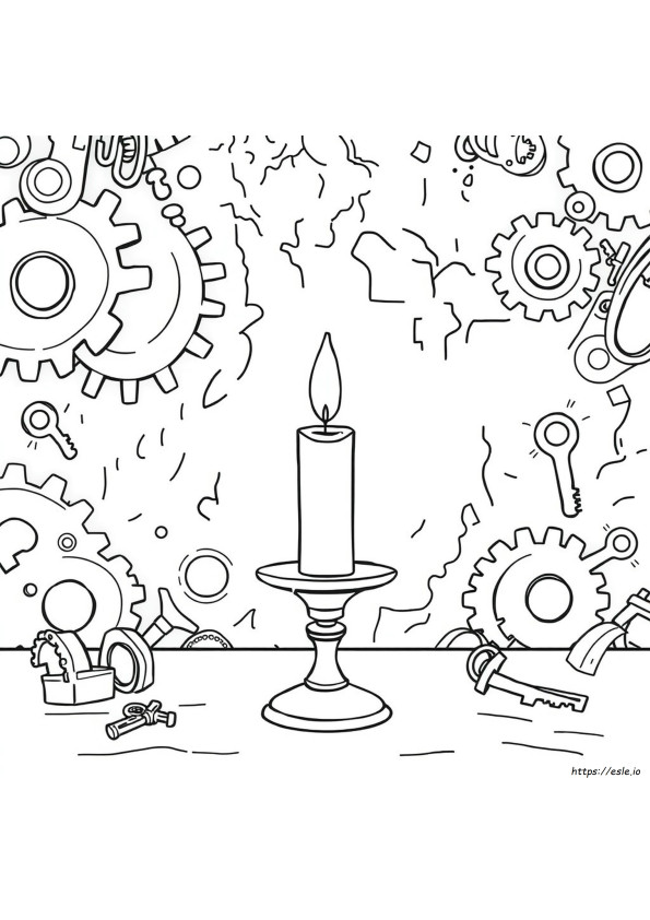 Coloriage Métaux Légers
