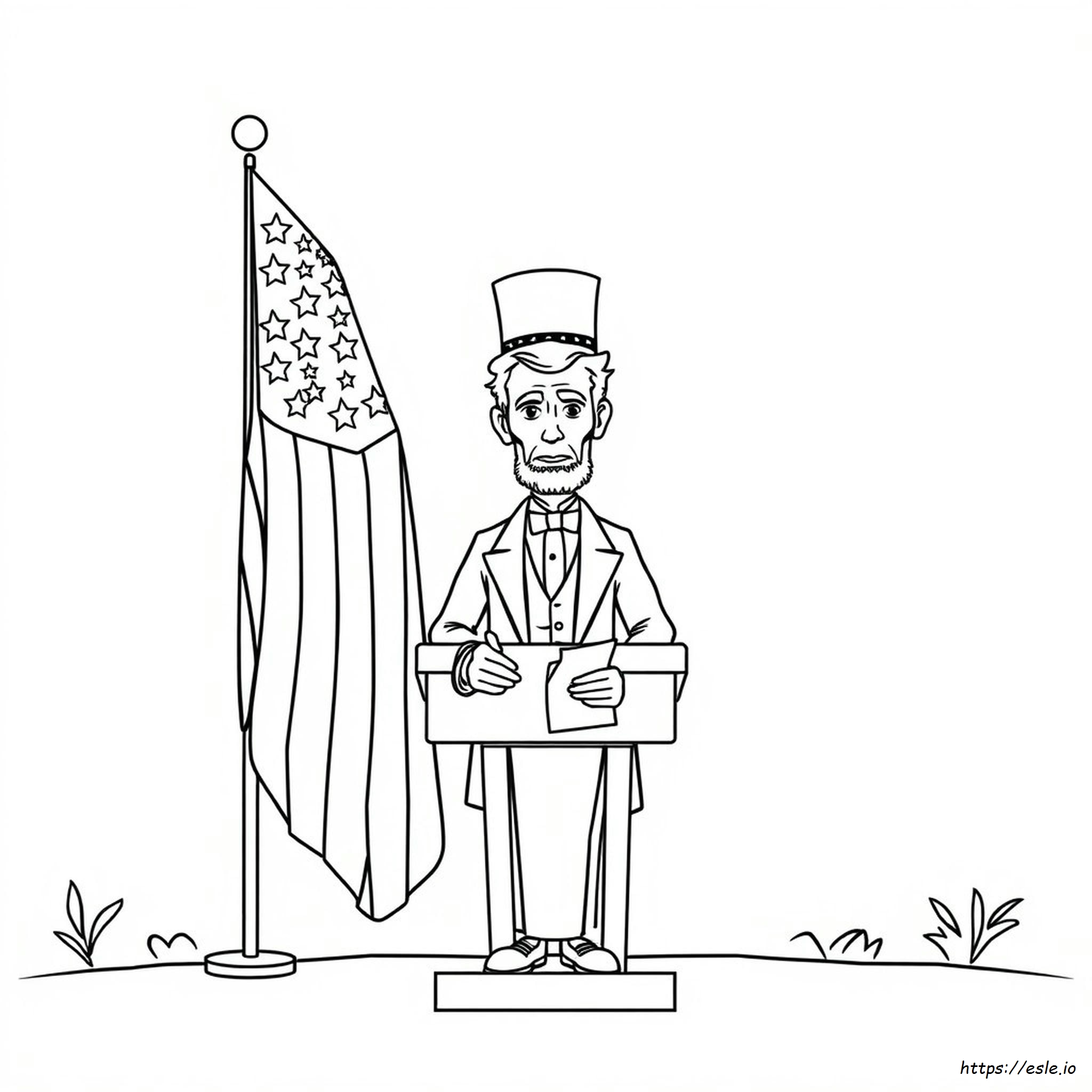 Abraham Lincoln Coloring