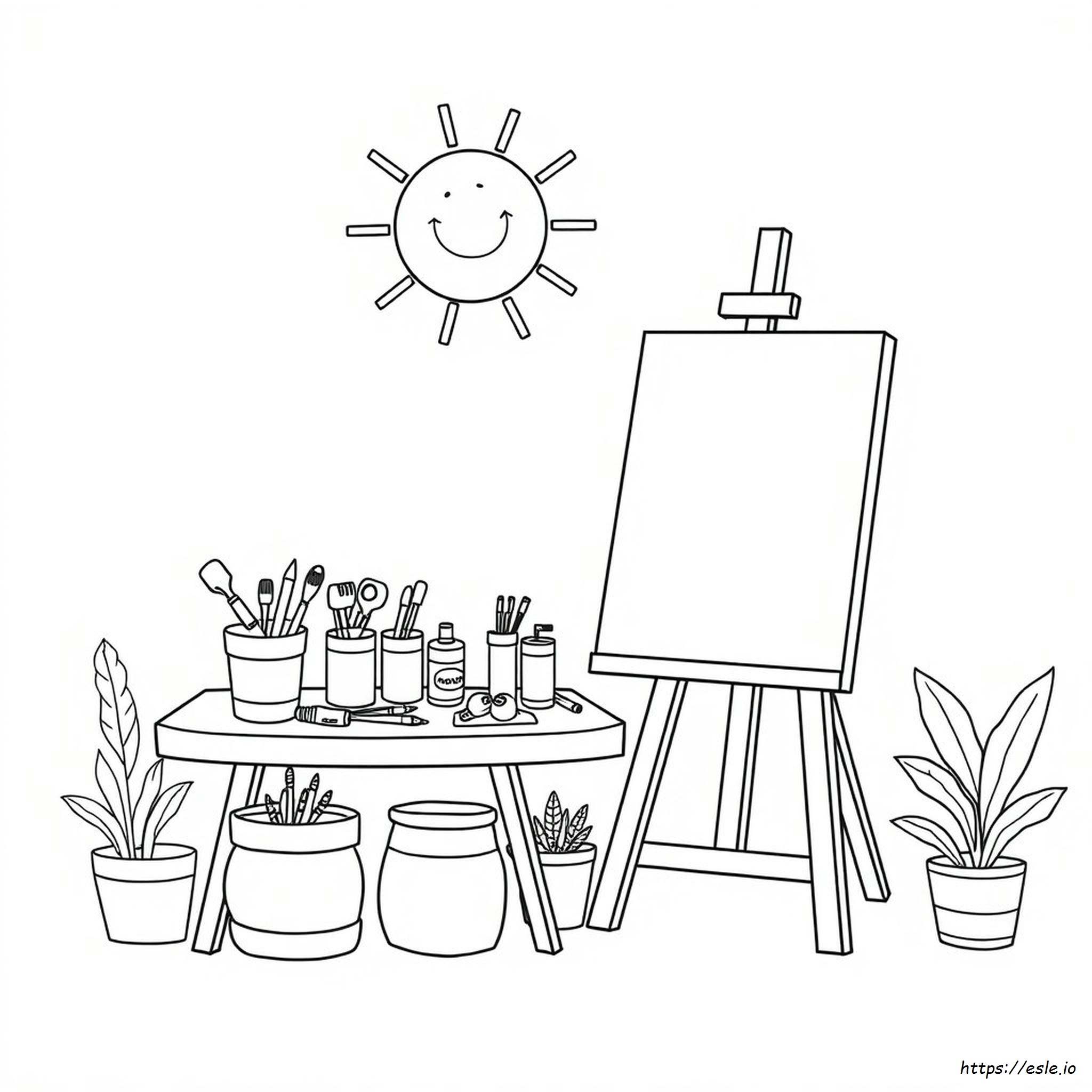 Art Is Fun Coloring Pages