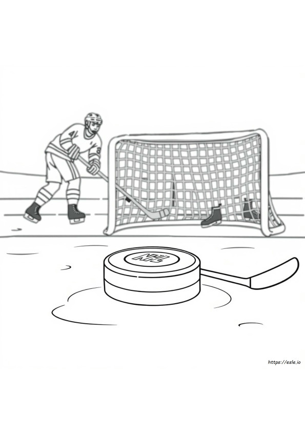 Nhl Hockey Colouring Pages