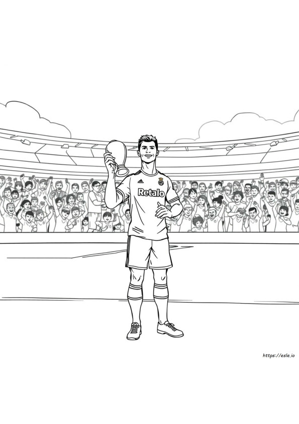 Ronaldo Coloring Pages Free Printable
