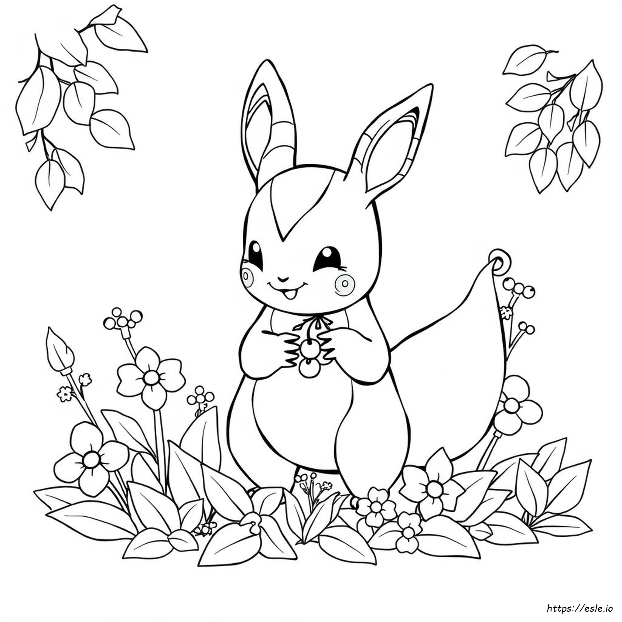 Dibujo De Nidorina Para Colorear