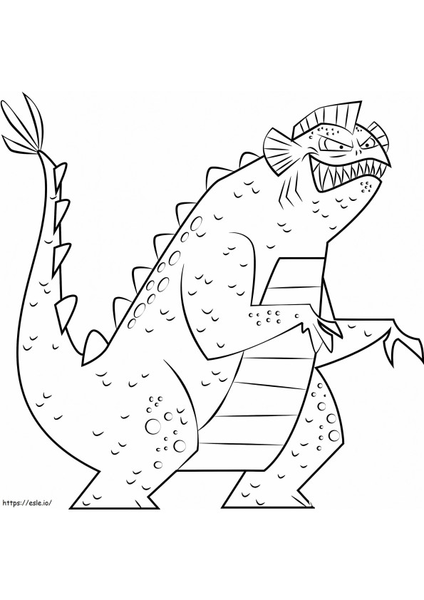 Big Monster coloring page