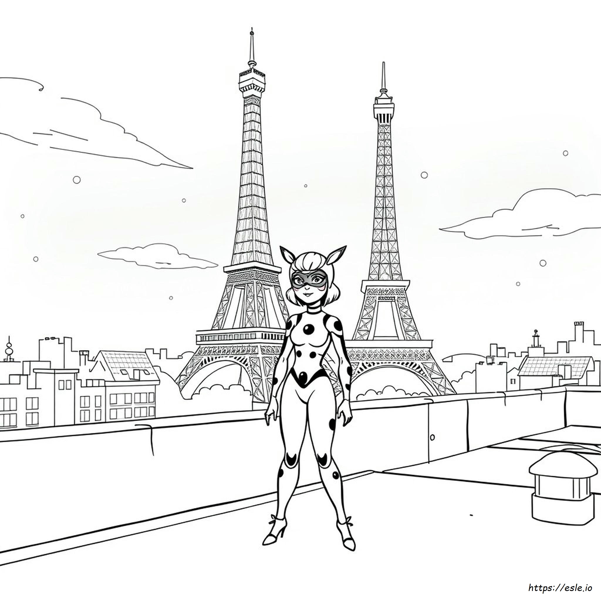 Cat Noir And Ladybug Colouring Pages