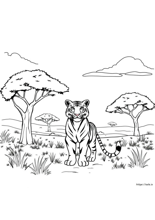 Liger Coloring Page