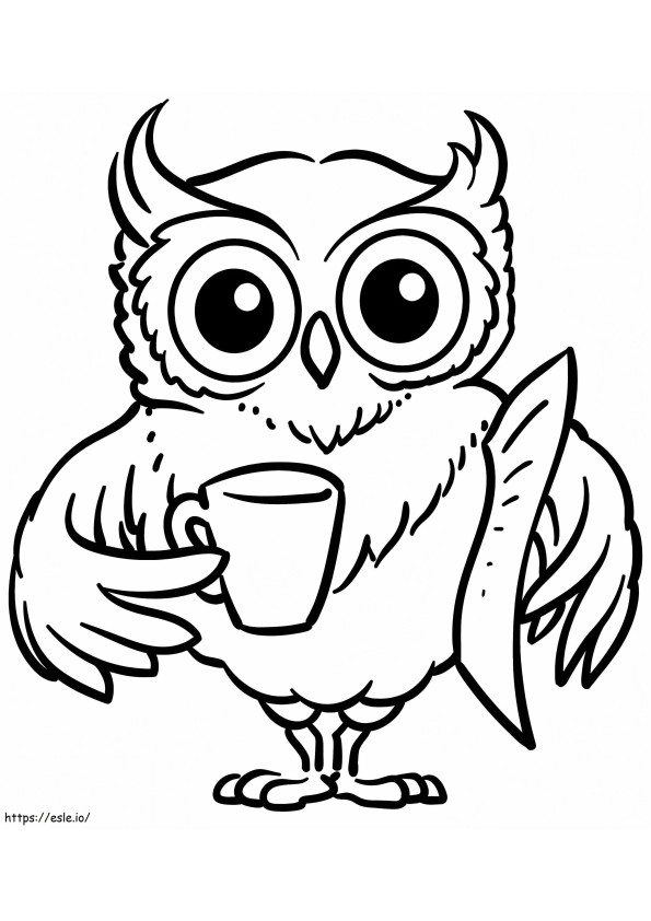 Owl To Print coloring page