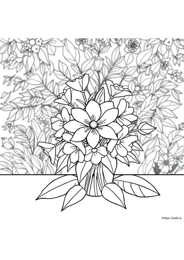 Disegni Da Colorare Per Adulti Semplici Con Fiori