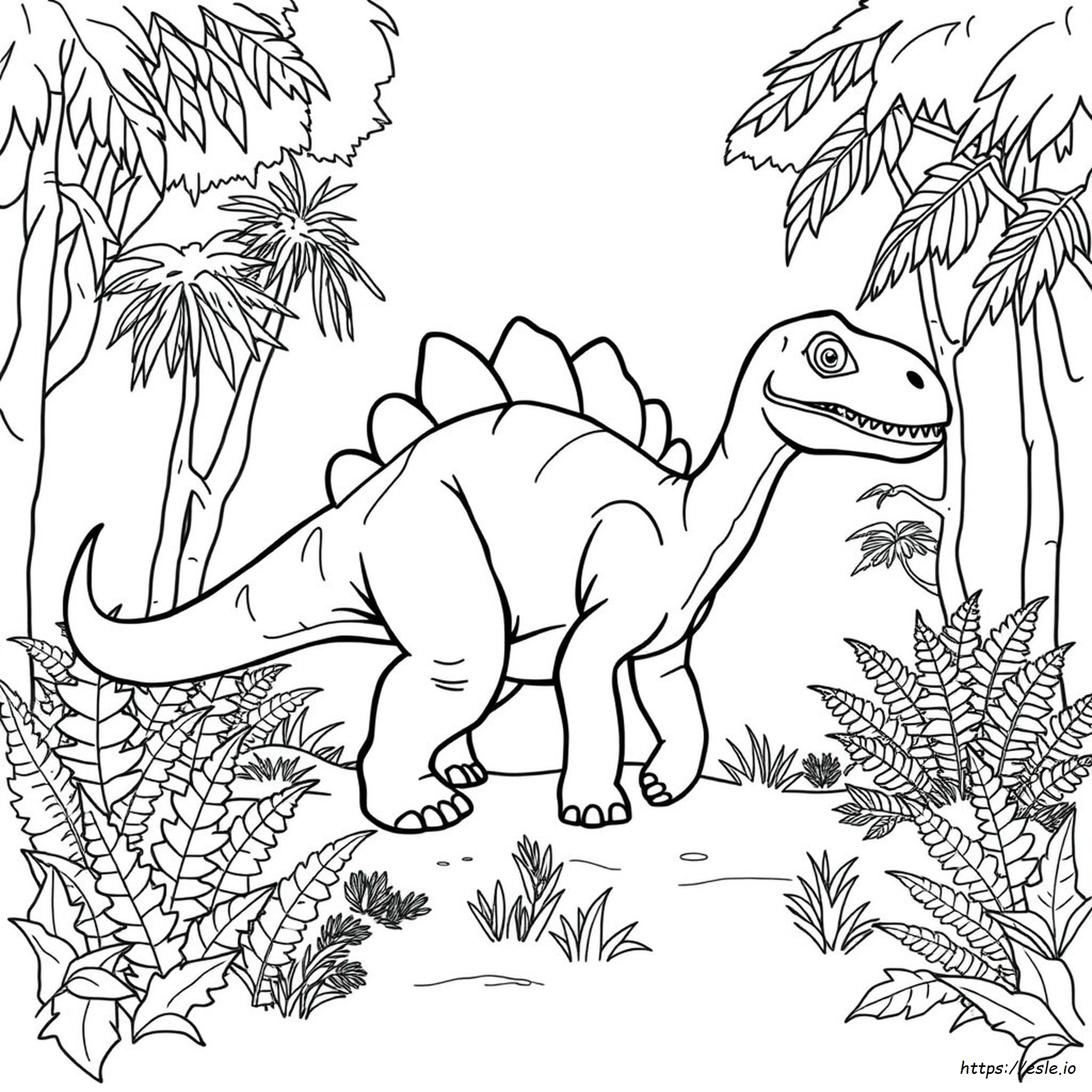 Parasaurolophus Kleurplaat kleurplaat