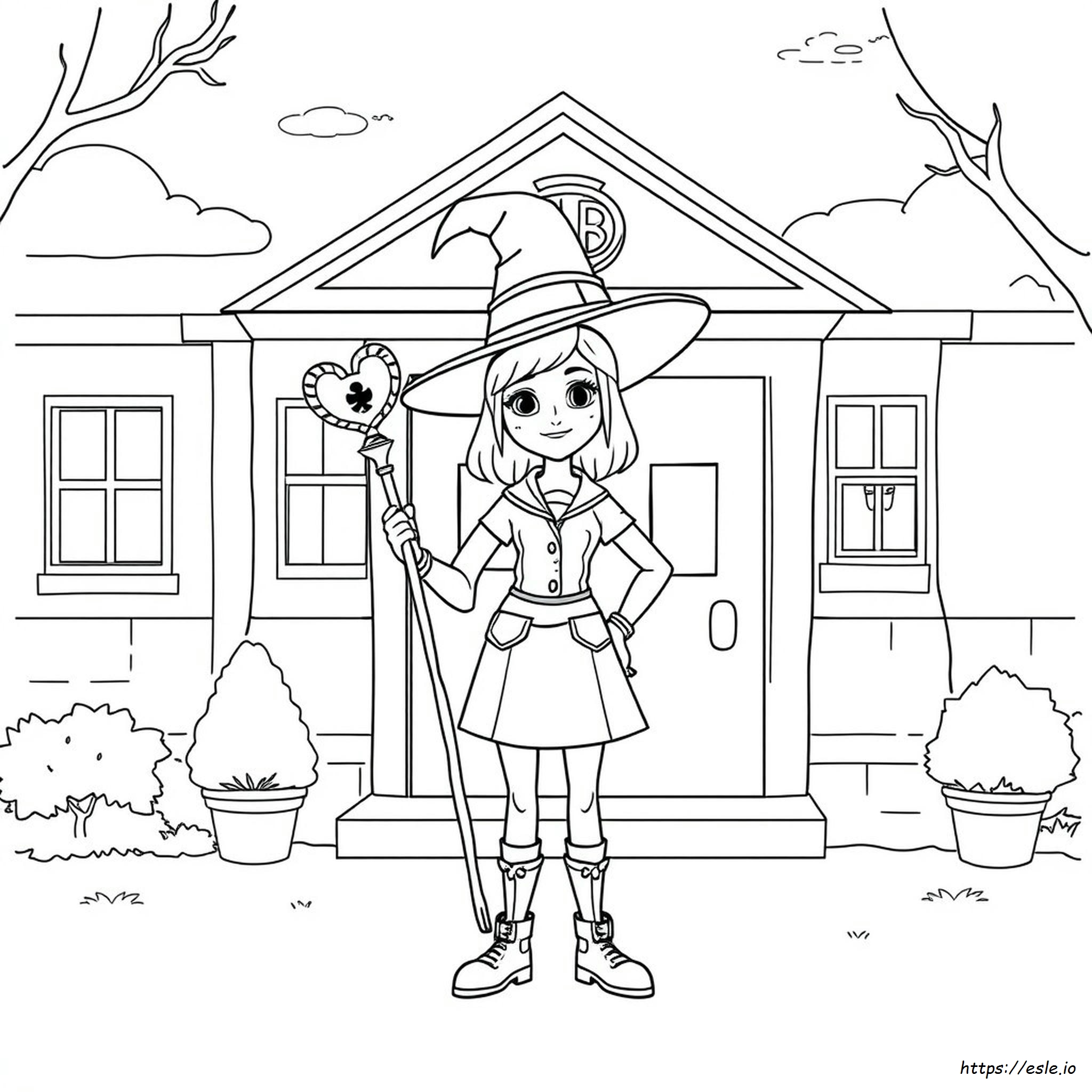 Evie Descendants Coloring Pages