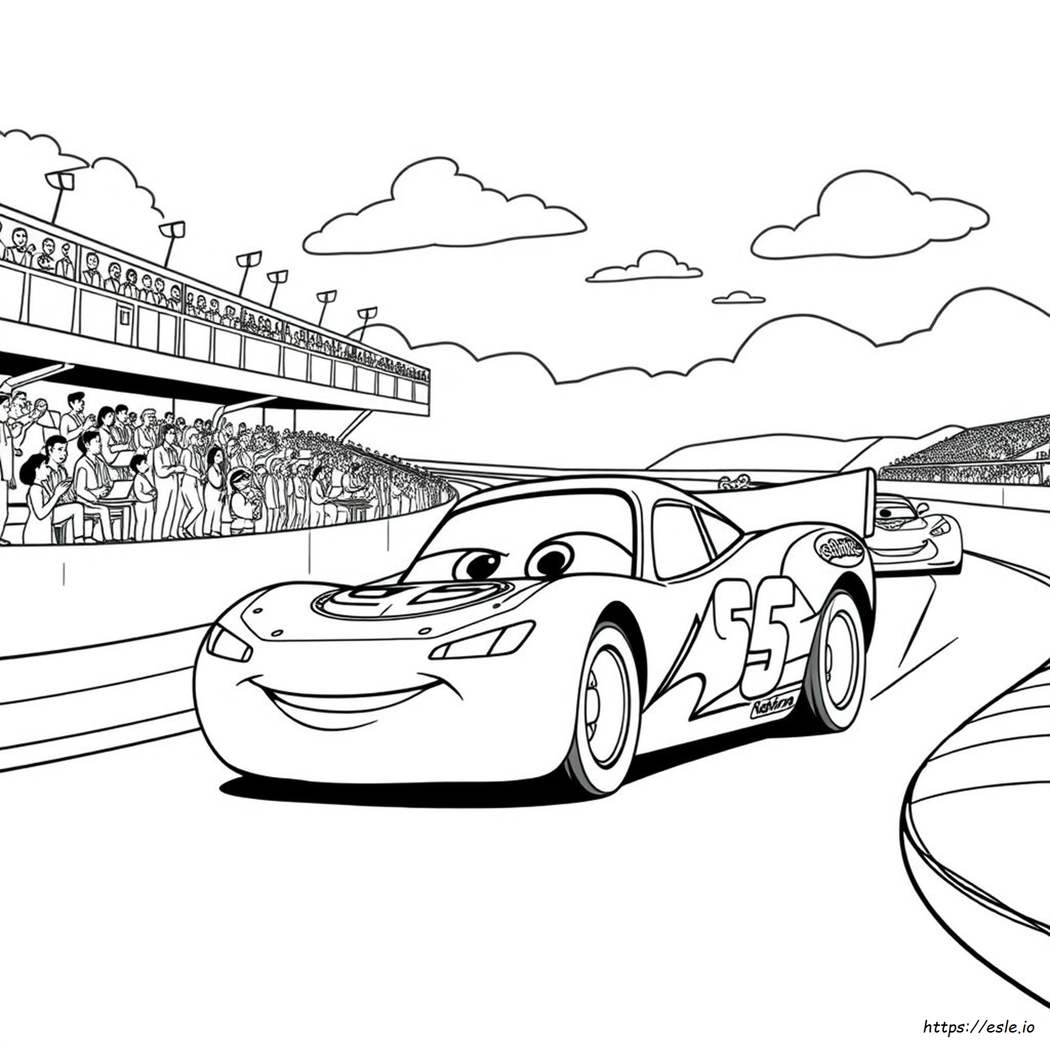 Rayo Mcqueen Coloring Pages